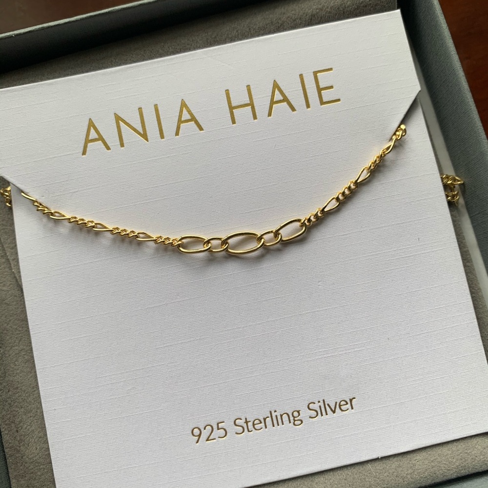 Anita Haie Gold Figaro Chain Necklace